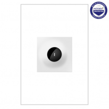 Legrand ASWV1532W2 - adorne 15A Wave Switch, White, with Microban