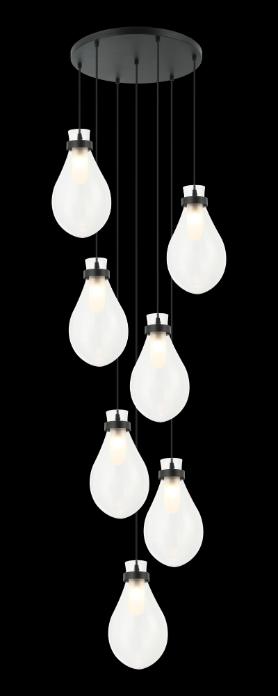 Seranna Matte Black Pendant