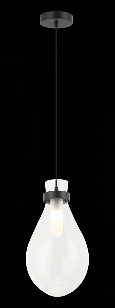 Seranna Matte Black Pendant