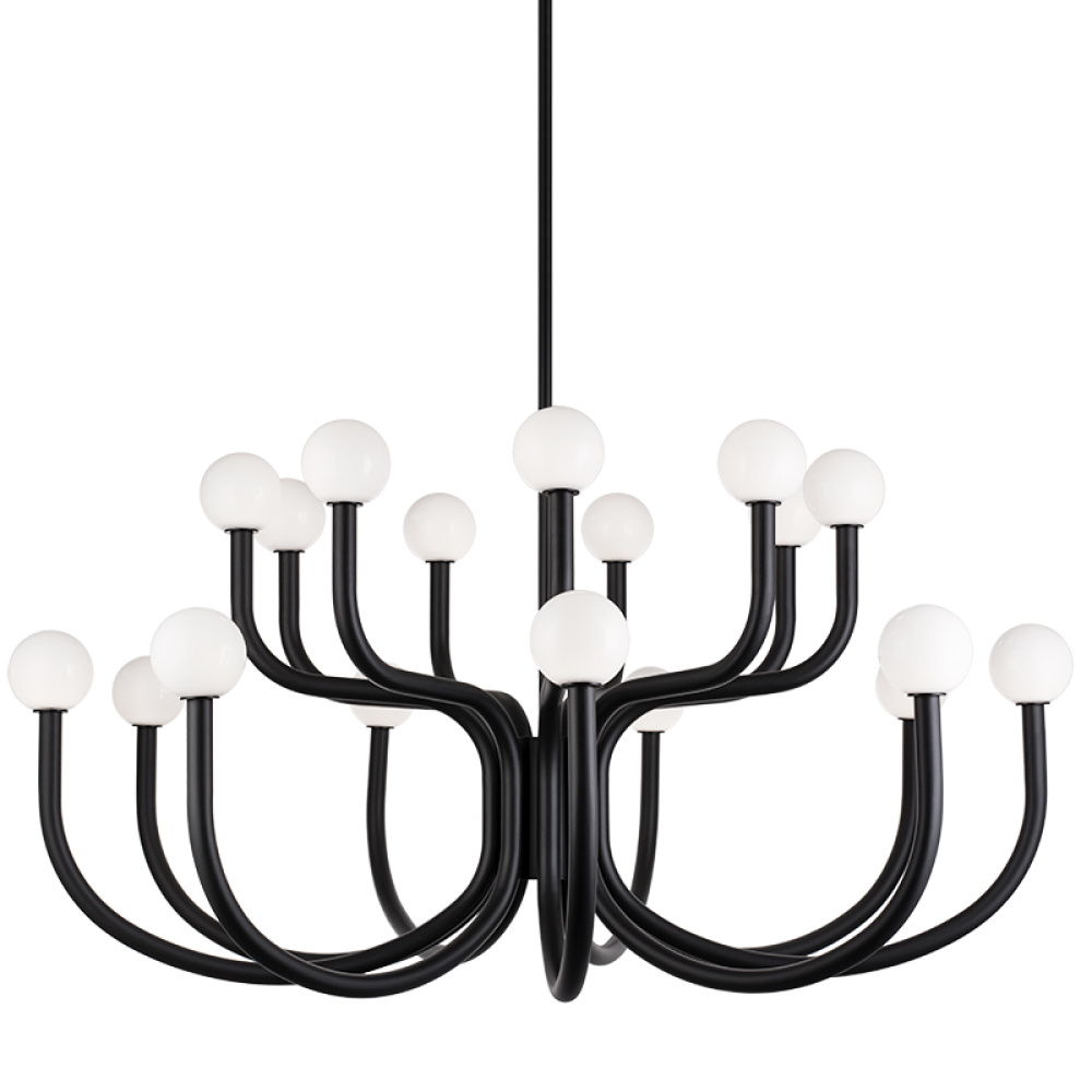 Joelle Matte Black Pendant
