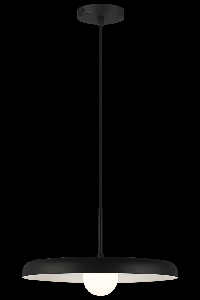 Creston Matte Black Pendant