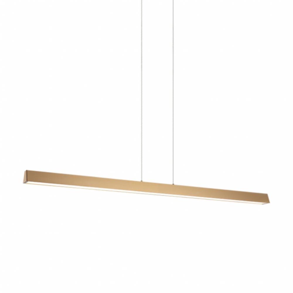 Isosceles Aged Gold Brass Chandelier