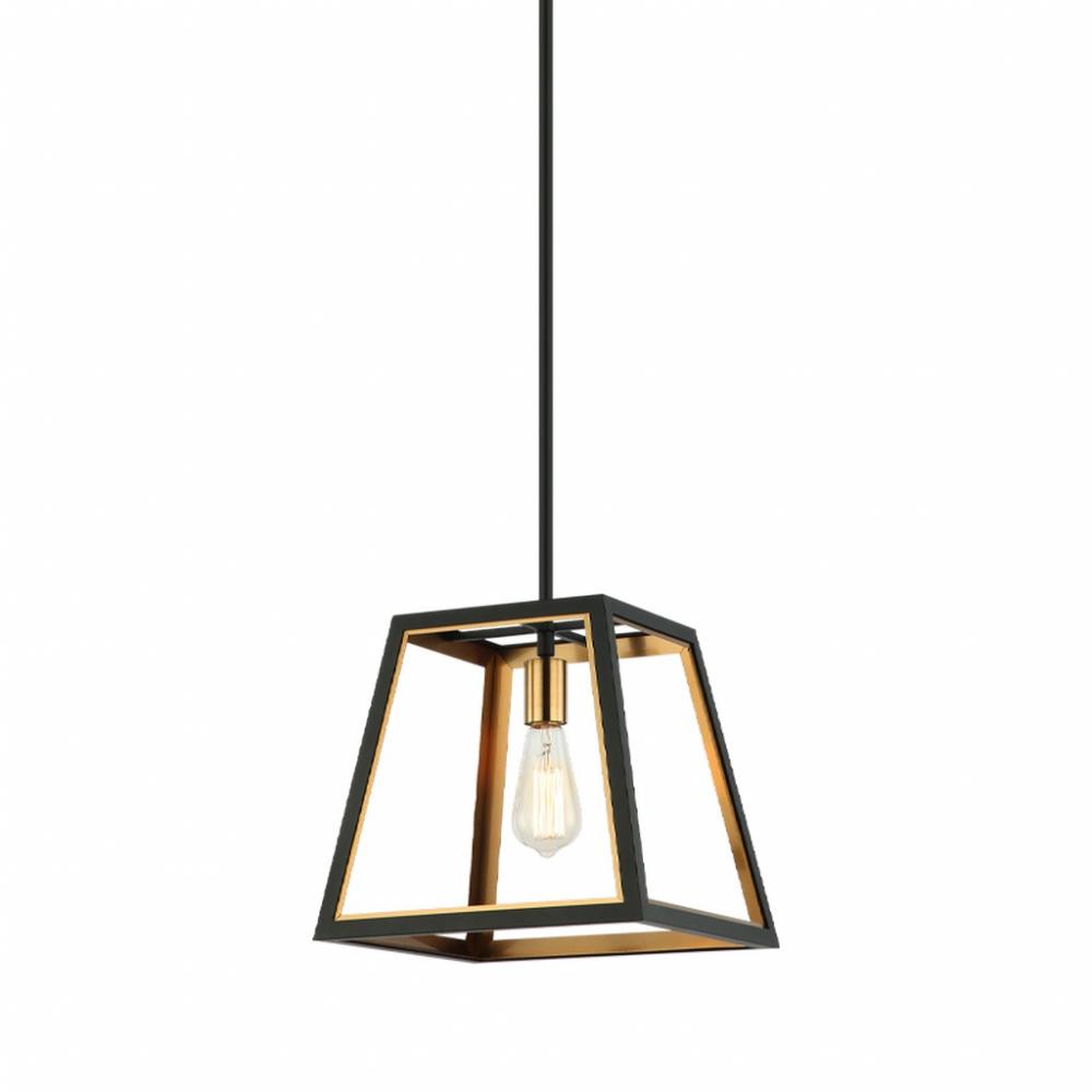 Rosalie Matte Black Pendant