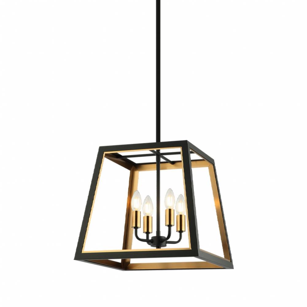 Rosalie Matte Black Pendant