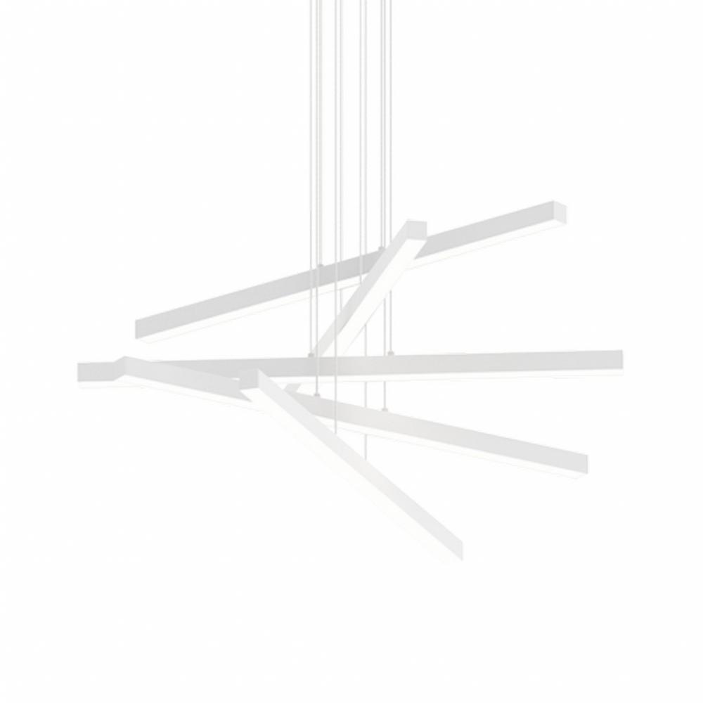 Presley Matte White Chandelier