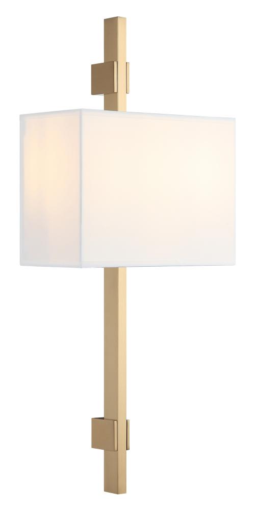 Badgley Aged Gold Brass Wall Sconce