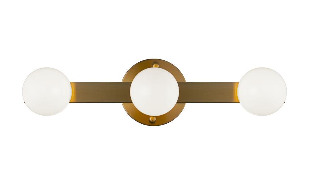 Pizzazz Aged Gold Brass Wall Sconce
