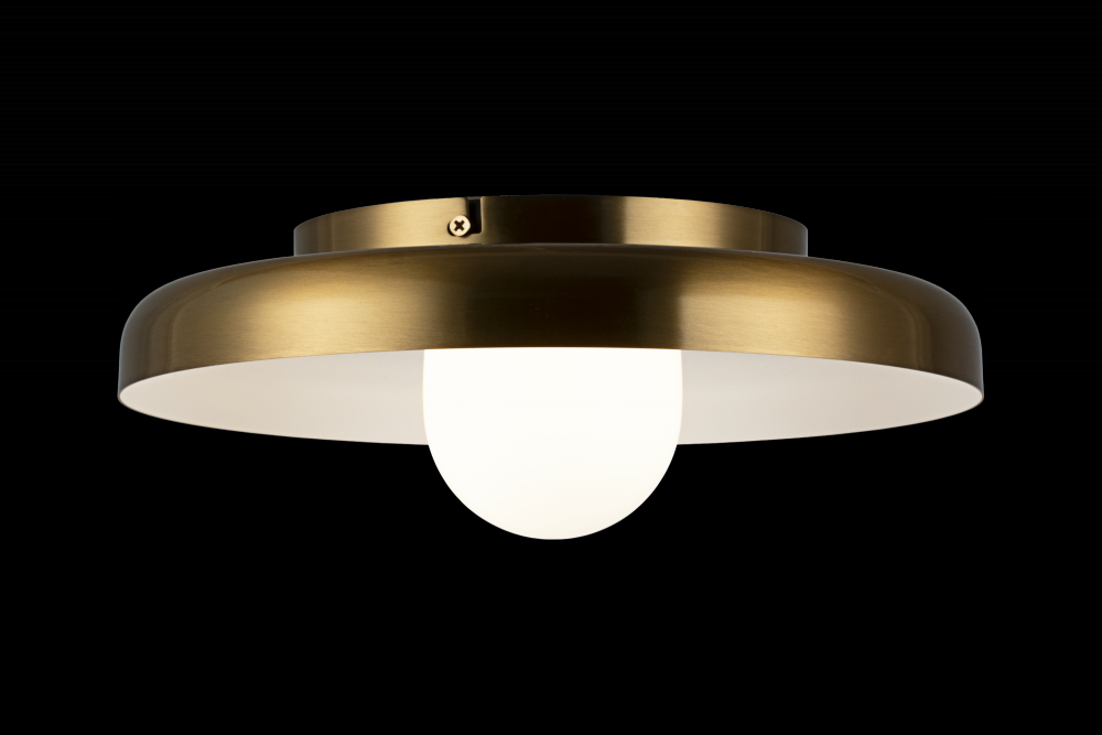 Creston Aged Gold Brass Ceiling Mount