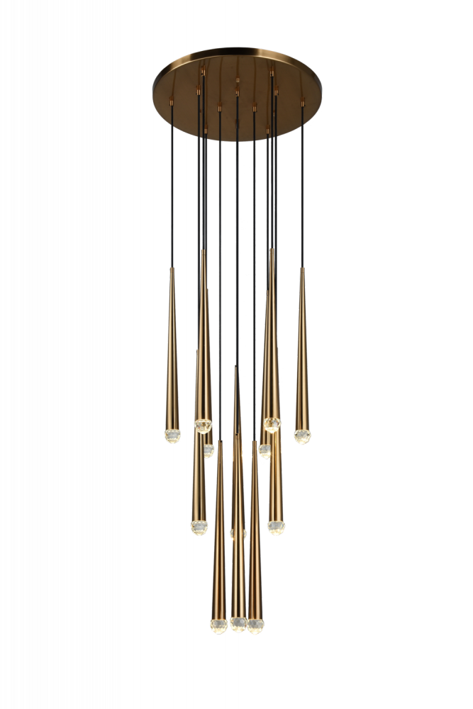 Renaie Aged Gold Brass Pendant