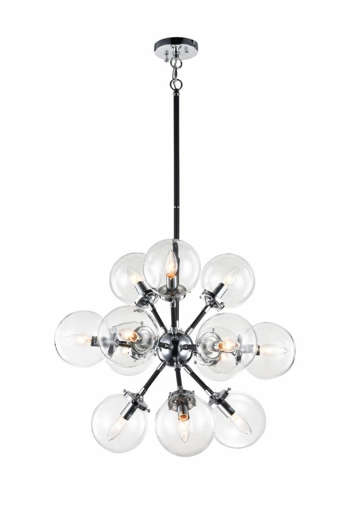 Soleil Chrome Chandelier