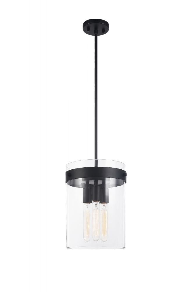 Zale Black Pendant