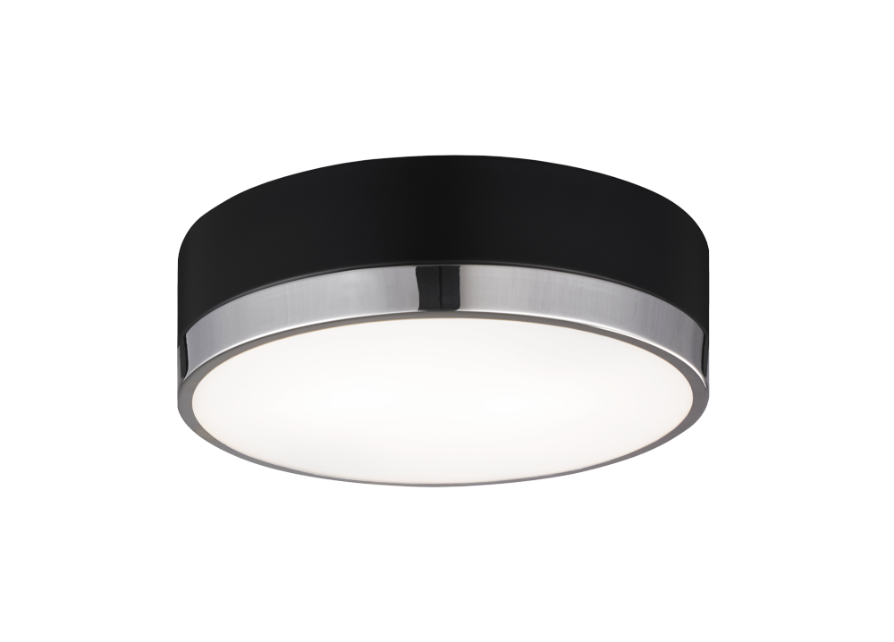 Trydor Black and Chrome Ceiling Mount