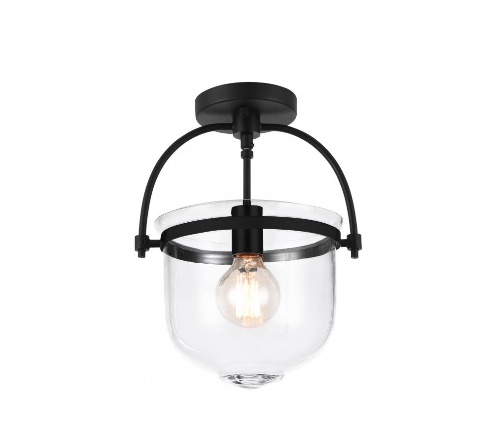 Ceramiche Matte Black Ceiling Mount