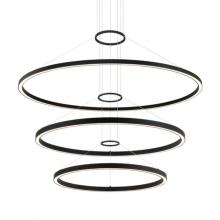 Matteo Lighting C30896MB - O'Hara Matte Black Chandelier