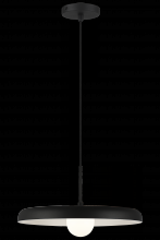 Matteo Lighting C34421MBOP - Creston Matte Black Pendant