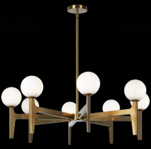 Matteo Lighting C34908AGOP - Scriben Aged Gold Brass Pendant