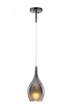 Matteo Lighting C37501MBSM - Jericho Matte Black Pendant