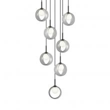 Matteo Lighting C60607BKSM - Delcia Black Pendant