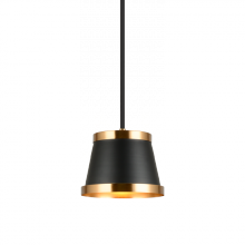 Matteo Lighting C62901BKAG - Caske Black Pendant