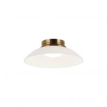Matteo Lighting M16401AGFR - Luna Aged Gold Brass Flush Mounts