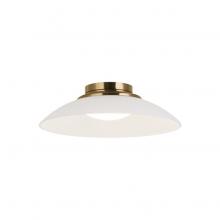 Matteo Lighting M16411AGFR - Luna Aged Gold Brass Flush Mounts