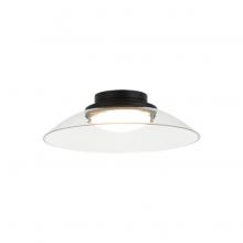 Matteo Lighting M16411MBCL - Luna Matte Black Flush Mounts