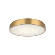 Matteo Lighting X05915AG - Marblestone Aged Gold Brass Ceiling Mount